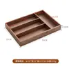 Caja grande de nogal negro caja de almacenamiento de escritorio tronco oficina llave porche joyería papelería madera maciza clasificación artículos varios
