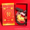Colgante de cadena para teléfono de oveja que hace parpadear dinero de dibujos animados de oro puro 999, llavero de oveja que trae fortuna, personalizable y disponible para venta al por mayor