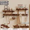 Perchero de pared de madera maciza, gancho para colgar en la puerta, gancho multifuncional para entrada, perchero para dormitorio