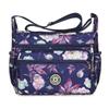 Bolsa de pano de flores Nova bolsa crossbody feminina Pano Oxford Bolsa de mãe de meia-idade e idosa Bolsa Bolsa de ombro multicamadas Bolsa de lona