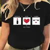 Camiseta Top Bulldog Francês Verão Top Feminino Branco Gola Redonda