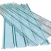 Techo de Tablero Solar Engrosado Toldo de Plástico para Estacionamiento Balcón Protector de Lluvia de Fibra de Vidrio Resina Transparente Teja Brillante