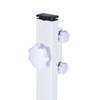 Soporte de pizarra blanca al por mayor de fábrica, económico, tubo cuadrado pequeño, barra horizontal, soporte de pizarra telescópico móvil, soporte de pizarra para oficina
