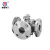 Válvula de esfera de três vias tipo Q44f/q45FL da Factory Direct. Válvula de esfera de três vias tipo T Spot Supply