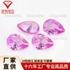 Forma de Pera 2 # Corindón Rosa Piedra Suelta, Forma de Pera Gota de Agua Corindón Rojo Piedra Suelta No. 2, Cara de Anillo de Corindón Sintético, Venta al por Mayor desde Fabricante.