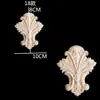 Talla de Madera Dongyang Estilo Europeo Flor de Madera Parche Decorativo de Talla de Madera Flor de Esquina Calcomanía de Madera Maciza Talla Creativa de Flor de Madera Pieza de Flor