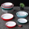 Vajilla de melamina plato plato plato plato engrosado imitación porcelana comercial plato hondo plato especial restaurante occidental hotel