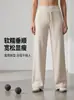 Pantalones de yoga ligeros de verano para mujer, adecuados para correr al aire libre y ciclismo, pantalones de fitness que realzan el trasero, pantalones deportivos casuales holgados de pierna ancha