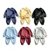 Conjunto básico de duas peças para crianças, com moletom forrado de fleece estilo coreano, cor sólida, e calça de cintura elástica, comprimento até o tornozelo, disponível em várias cores, um conjunto quente para outono/inverno