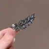 Elegante Pasador con Diseño de Espiga de Trigo, Pinza para Fleco Lateral, Pinza de Pato, Accesorio de Cabello de Alta Gama, Clip de Pasador, Adorno para el Cabello, Pinza Lateral para Mujer, Pinza para el Cabello Suelto