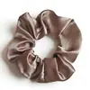 Amazon Transfronterizo Tela de Satén Scrunchie de Satén para Mujeres, Goma para Recoger el Pelo de Alto Nivel