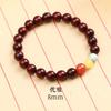 Pulsera de sándalo rojo lobular natural con estrella material antiguo original elegante y generoso pulsera de cuentas de sándalo antiguo cuentas de rosario femeninas