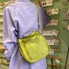 Bolsa de Lona Estilo Preguiçoso Japonês e Coreano Grande Capacidade Bolsa Tiracolo Bolsa de Ombro Transversal Feminina Estudante Universitária Bolsa de Mão para Aula Tendência