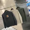 ¡Funcionalidad para exteriores! ¡Capa de Aire Elástica Transpirable! Camiseta de manga larga para hombre de otoño con cuello semi alto, capa base