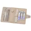 Atacado do Fabricante Alicates de Unha Verde Escuro, Conveniente para Uso Doméstico, Conjunto de Alicates de Unha de Aço Inoxidável, Conjunto de Ferramentas de Manicure
