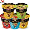 Uni-presidente Tangdaren estilo japonês Tonkotsu Ramen Soup Bag Cup Noodles Instant Noodles Overtime Substituto de refeição Noodles instantâneos