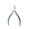 Cinta cortadora de piel muerta de acero inoxidable cortaúñas de titanio pinzas exfoliantes de doble punta accesorios para set de uñas arte de uñas fabricantes mayorista transfronterizo