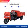 Triciclo Diesel Autodescarregável para Transporte de Engenharia de Construção, Uso Agrícola e de Engenharia de Mineração