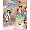 Pegatinas creativas populares de yuy de jade lindo, tipo gelatina, de alta calidad, temática de dibujos animados, para decoración DIY de teléfonos, cuadernos y tabletas, con respaldo adhesivo