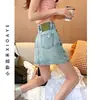 Falda Vaquera Vintage para Mujer 2025 Nueva Primavera Cintura Alta Falda de Corte A Falda Corta Caliente Americana para Hombres Bajos