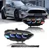 Adequado para Ford Mustang 2018-2022 Montagem de Farol Modificada com Modo RGB Farol de Carro LED