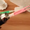 Cepillo de esponja para limpieza de tazas, venta al por mayor de fábrica, mango largo, termo, cepillo para botellas de leche, cepillo multifuncional para limpieza de tazas.
