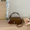 Bolso Cuadrado Pequeño de Mano con Hebilla Estilo Coreano Lujo Ligero para Mujer 2026 Nuevo Bolso Cruzado Simple Versátil Bolso de Hombro Único para el Trabajo