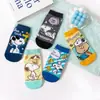 Calcetines Bajos de Verano para Mujer, Calcetines Invisibles, Calcetines de Dibujos Animados Estilo Japonés, Calcetines Cortos de Algodón de Cachorro Lindo, Venta al por Mayor de Calcetines para Mujer para Exportación