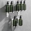 Dispensador de jabón de baño de acero inoxidable sin clavos, dispensador de jabón montado en la pared, loción de baño, desinfectante de manos, botella, suministro transfronterizo de fábrica