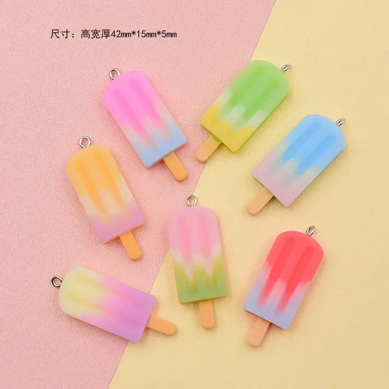 树脂仿真渐变色雪糕冰淇凌1