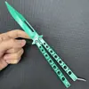 Cuchillo de práctica de mariposa para periféricos de csgo cuchillo de entrenamiento para la mano cuchillo de swing cuchillo de hoja sin abrir cuchillo ornamental cuchillo de práctica plegable para principiantes