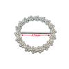 Hebilla de Nudo para Ropa Fija Artefacto Cintura Broche de Perla Metal Perla Hebilla para Prenda Hebilla para Toalla de Seda Aleación Hebilla Decorativa