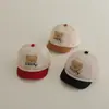 Nuevo Oso de la Suerte de Dibujos Animados Gorra de Sol Pato Gorra de Béisbol para Niños al por Mayor Estilo K Visera Pequeña Corta Gorra de Malla para Bebé