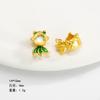 Pingente de Peixe Koi Esmaltado Colorido Estilo Chinês Haoyunlai Acessórios para Pulseira Colar DIY Feito à Mão