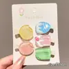 Lindo Mini Helado Pinza para el Cabello Infantil Niña Divertida Original Clip para Flequillo Personalidad Creativa Pasador Accesorios para el Cabello