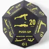 Dados de PU Espumado de 12 Caras Listos para Usar del Fabricante, Dados Multicaras para Accesorios de Juegos Deportivos de Fitness con Logo Imprimible