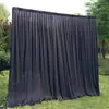 Cortina de Tecido Elástico para Pedido de Casamento com Fundo de Seda de Leite Cortina de Gaze para Decoração Romântica de Fotos Cortina de Gaze para Fundo de Palco de Casamento