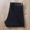 Verão 2024 novo algodão modal sarja lavada stretch respirável Masculino cinco bolsos cor sólida reto calça casual