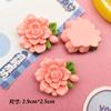 Rosa de jazmín artificial brillante, accesorios de resina para bricolaje, pegamento en crema, carcasa de teléfono móvil, tocado, horquilla, parche para taza de agua