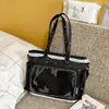 Bolsa Rosa Translúcida Mate con Brillo Fino, Adecuada para Chicas Estilo Anime, Se Puede Usar como Bolso Cruzado o de Hombro, Ideal para Estudiantes que Van a la Escuela, Tareas o Clases Extra