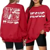 Camiseta Inspiradora para Mujer Lukycild Sudadera Gráfica Oversize