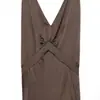 Ropa de Mujer al por Mayor Transfronteriza Invierno 2025 Nuevo Estilo Europeo y Americano Moda Chaleco de Satén de Seda Vestido Largo