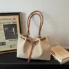 Bolso de Mano de Lona Nuevo Verano 2026, Simple y Casual, De Aspecto Elegante, Bolso Tote de Hombro con Estilo, Bolso de Moda para el Trabajo