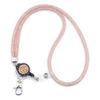 Amazon red de pesca lanyard de pedrería trabajo de rejilla tarjeta collar con hebilla retráctil de fácil extracción clip para insignia de cuello lanyard