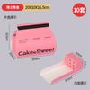 Caja de Embalaje para Postre de Celebridad de Internet Caja para Rollo Suizo Cartón para Mini Pastel Rollo Mousse Pastel Cortado Horneado