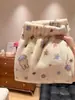 Pantalones de pijama de forro polar con copos de nieve, nueva colección 2026, estilo lindo otoño/invierno, cálidos, casuales y versátiles para usar en casa
