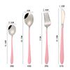 Talheres de Aço Inoxidável 304, Colher, Colher de Sopa Rasa, Colher de Mistura com Cabo Longo, Logo Personalizável, Grau Alimentício, Uso Doméstico