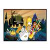 Animación de Dibujos Animados los Simpsons Impreso en las Pinturas, Decoración de Pared de Jardín de Niños Habitación en el Lienzo de Pintura