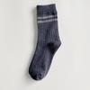 Calcetines de otoño e invierno para hombre Calcetines Joker para hombre estilo académico clásico de dos rayas calcetines de algodón transpirables fabricantes en stock al por mayor