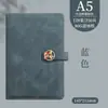 Cuaderno de Negocios A5 Personalizado con Logo Imprimible Minutas de Reunión de Oficina Cuero Suave Engrosado Bloc de Notas de Trabajo